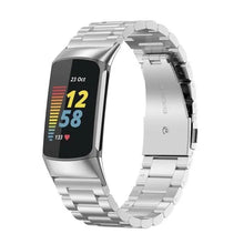Load image into Gallery viewer, Stainless Steel Metal Fitbit Band For Charge 5 - 4 color options Axios Bands