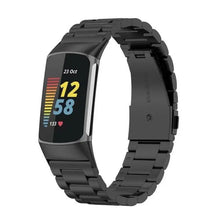 Load image into Gallery viewer, Stainless Steel Metal Fitbit Band For Charge 5 - 4 color options Axios Bands