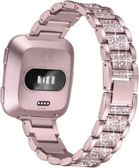 Stainless Steel Metal For Fitbit For Versa, Versa 2, Versa Lite - 5 color options -