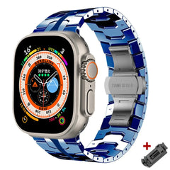 Titanium Steel Metal Apple Watch Bands - 14 color options 38mm - 49mm -