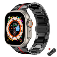Load image into Gallery viewer, Titanium Steel Metal Apple Watch Bands - 14 color options 42mm - 49mm Axios Bands