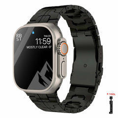 Titanium Steel Metal Apple Watch Bands - 4 color options 38mm - 49mm -