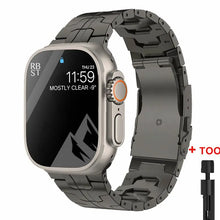Load image into Gallery viewer, Titanium Steel Metal Apple Watch Bands - 4 color options 38mm - 49mm Axios Bands