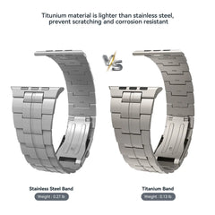 Titanium Steel Metal Apple Watch Bands - 4 color options 38mm - 49mm -