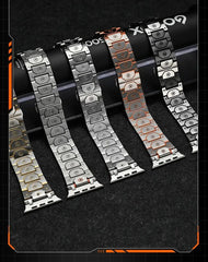 Titanium Steel Metal Apple Watch Bands - 12 styles 38mm - 49mm -