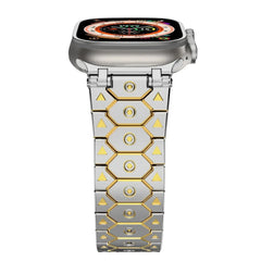 Titanium Steel Metal Apple Watch Bands - 12 styles 38mm - 49mm -