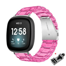 Load image into Gallery viewer, Transparent Resin Fitbit Band For Versa 3 / 4 - Sense 1 / 2 - 10 color options Axios Bands