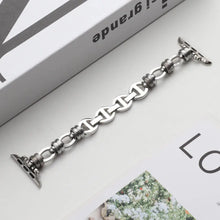 Load image into Gallery viewer, Women Charm Metal Link Strap for Apple Watch Band Axios Bands