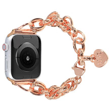 Load image into Gallery viewer, Women Charm Metal Link Strap for Apple Watch Band Axios Bands