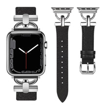 Load image into Gallery viewer, Women Slim Leather Wristband Strap for Apple Watch Band - 18 Colors Axios Bands