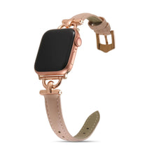 Load image into Gallery viewer, Women Slim Leather Wristband Strap for Apple Watch Band - 18 Colors Axios Bands