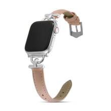 Load image into Gallery viewer, Women Slim Leather Wristband Strap for Apple Watch Band - 18 Colors Axios Bands