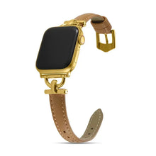 Load image into Gallery viewer, Women Slim Leather Wristband Strap for Apple Watch Band - 18 Colors Axios Bands