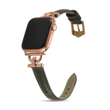 Load image into Gallery viewer, Women Slim Leather Wristband Strap for Apple Watch Band - 18 Colors Axios Bands