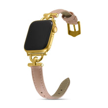 Load image into Gallery viewer, Women Slim Leather Wristband Strap for Apple Watch Band - 18 Colors Axios Bands