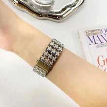 Load image into Gallery viewer, Women’s Gold Leather & Metal Bracelet For Apple Watch Band - 8 Colors Axios Bands