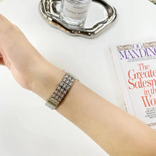 Load image into Gallery viewer, Women’s Gold Leather & Metal Bracelet For Apple Watch Band - 8 Colors Axios Bands