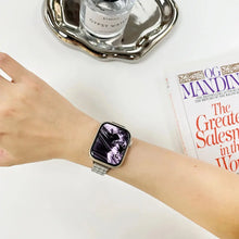 Load image into Gallery viewer, Women’s Gold Leather & Metal Bracelet For Apple Watch Band - 8 Colors Axios Bands