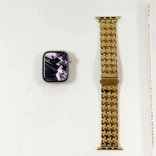 Load image into Gallery viewer, Women’s Gold Leather & Metal Bracelet For Apple Watch Band - 8 Colors Axios Bands