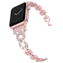 Load image into Gallery viewer, Women’s Rhinestone Diamond Steel Strap for Apple Watch Band - 5 Colors Axios Bands