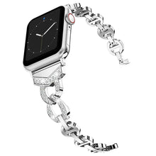 Load image into Gallery viewer, Women’s Rhinestone Diamond Steel Strap for Apple Watch Band - 5 Colors Axios Bands