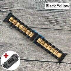 Wooden Apple Watch Bands - 10 color options 38mm - 49mm -