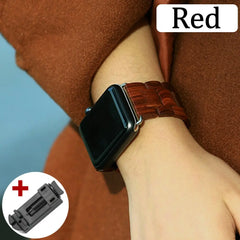 Wooden Apple Watch Bands - 10 color options 38mm - 49mm -