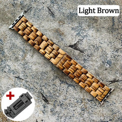 Wooden Apple Watch Bands - 10 color options 38mm - 49mm -