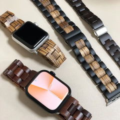 Wooden Apple Watch Bands - 10 color options 38mm - 49mm -
