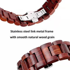 Wooden Apple Watch Bands - 10 color options 38mm - 49mm -