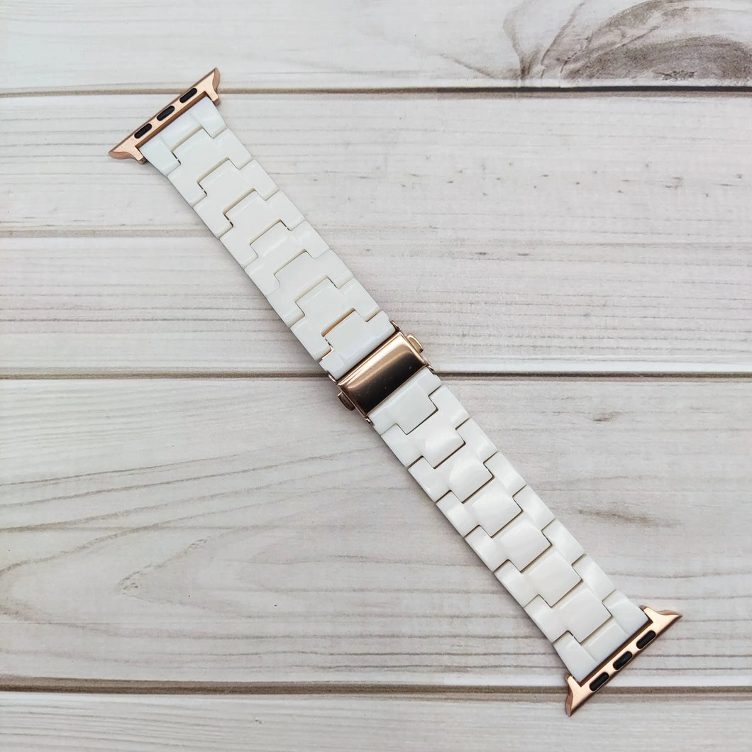 Aesthetic Resin Straps for Apple Watch Band - 9 Colors Axios Bands