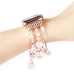 Beaded Apple Watch Band Bracelet - 4 color Options  38mm - 49mm - 