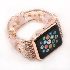 Beaded Apple Watch Band Bracelet - 4 color Options  38mm - 49mm - 