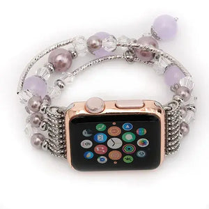 Beaded Apple Watch Band Bracelet - 4 color Options  38mm - 49mm Axios Bands