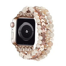 Load image into Gallery viewer, Beaded Glitter Zinc Alloy Apple Watch Band - 5 Color Options 38mm - 49mm Axios Bands
