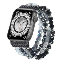 Load image into Gallery viewer, Beaded Glitter Zinc Alloy Apple Watch Band - 5 Color Options 38mm - 49mm Axios Bands
