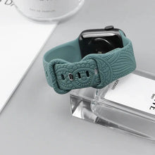 Load image into Gallery viewer, Boho Engraved Silicone Strap for Apple Watch Band 38mm to 49mm - 28 Colors Axios Bands
