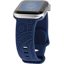 Load image into Gallery viewer, Boho Engraved Silicone Strap for Apple Watch Band 38mm to 49mm - 28 Colors Axios Bands

