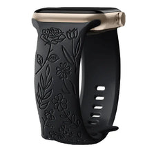 Load image into Gallery viewer, Boho Engraved Silicone Strap for Apple Watch Band 38mm to 49mm - 28 Colors Axios Bands
