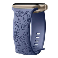 Load image into Gallery viewer, Boho Engraved Silicone Strap for Apple Watch Band 38mm to 49mm - 28 Colors Axios Bands
