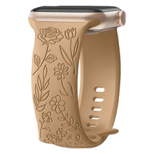 Load image into Gallery viewer, Boho Engraved Silicone Strap for Apple Watch Band 38mm to 49mm - 28 Colors Axios Bands
