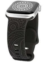Load image into Gallery viewer, Boho Engraved Silicone Strap for Apple Watch Band 38mm to 49mm - 28 Colors Axios Bands
