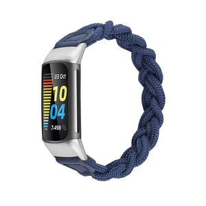 Braided Nylon Watch Strap for Fitbit Charge 5 & 6 - 6 Color Options Axios Bands