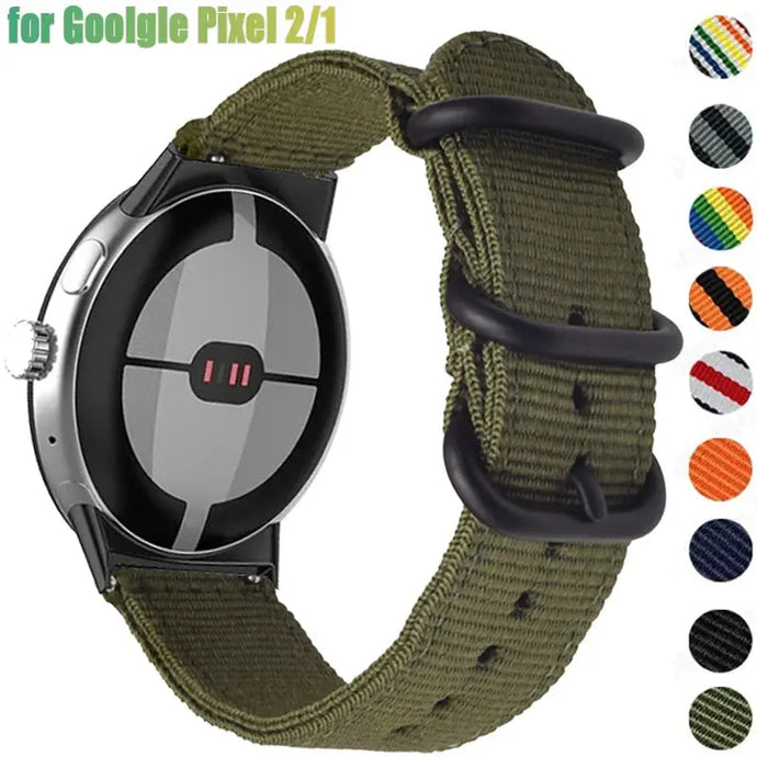 Breathable Nylon Strap for Google Pixel Watch 2/1 - 13 Colors Axios Bands