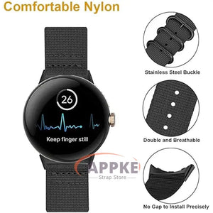 Breathable Nylon Strap for Google Pixel Watch 2/1 - 13 Colors Axios Bands