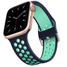 Load image into Gallery viewer, Breathable Silicone Apple Watch Bands - 19 color options 38mm - 49mm Axios Bands
