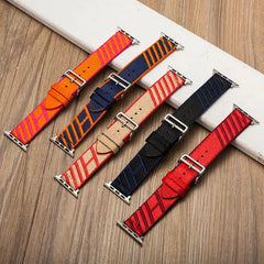 Canvas Weave Apple Watch bands - 5 color options - 38mm - 49mm - 