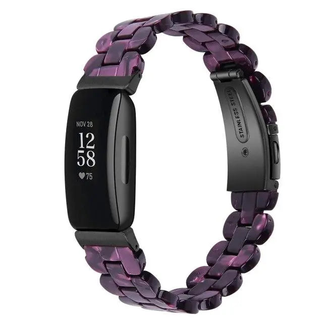 Ceramic / Resin Fitbit Band For Inspire, Inspire 2, Inspire HR - ten color options Axios Bands