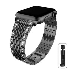 Diamond Jewelry Strap for Apple Watch Band -4 Colors - 