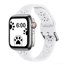 Load image into Gallery viewer, Dog Paw Silicone Apple Watch Bands - 16 color options 38mm - 49mm Axios Bands
